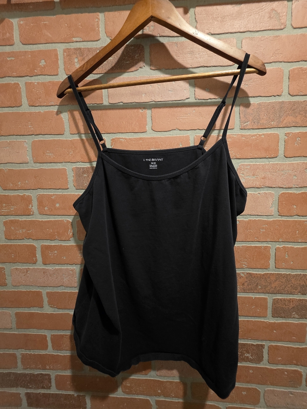Lane Bryant Black  Strap Cami Top Size 18-20 Sku 60